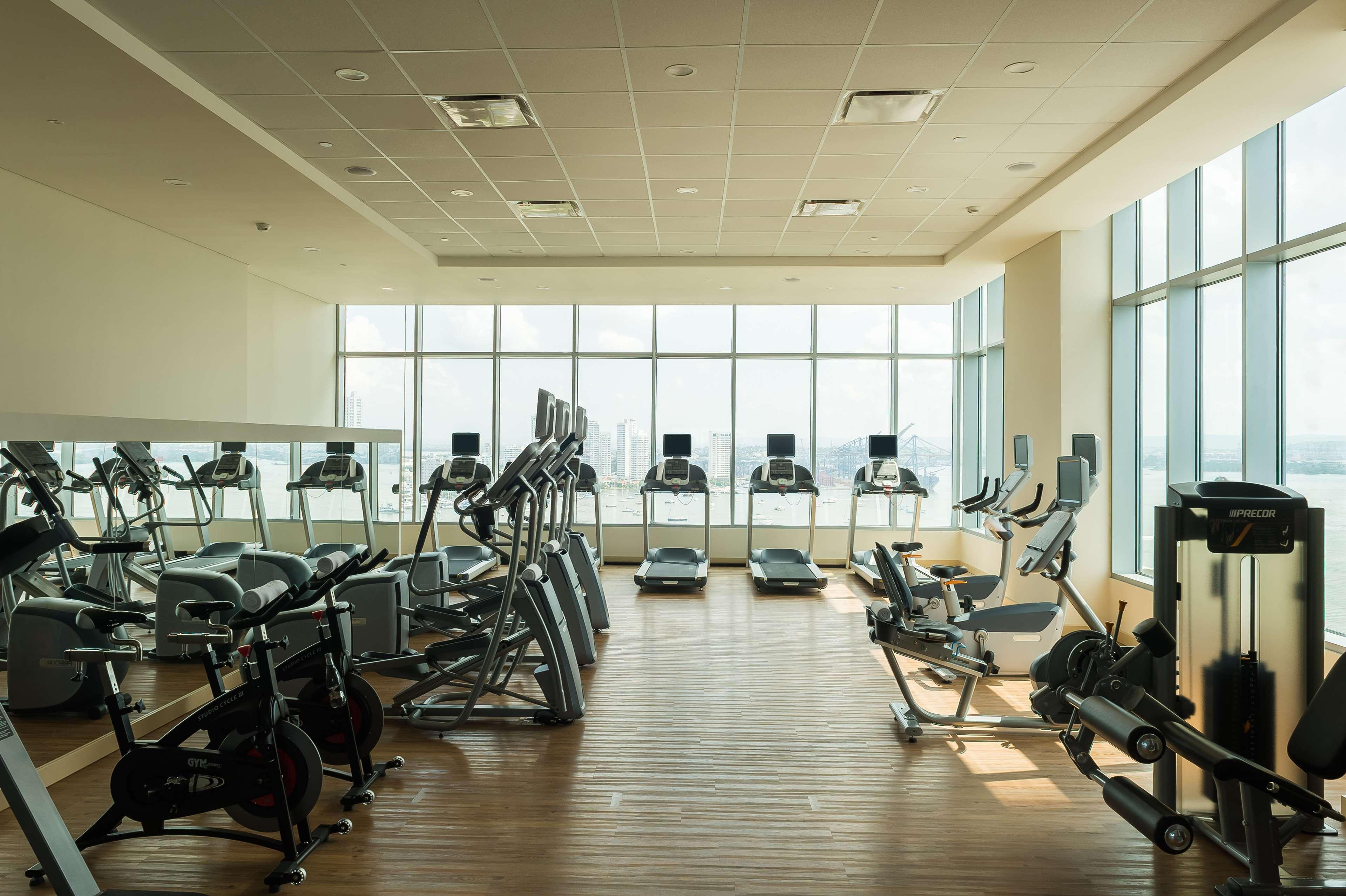 Hyatt Regency Cartagena Ξενοδοχείο Εξωτερικό φωτογραφία The gym at the 30th floor
